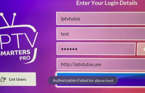 Fix Authorization Failed for Above Host on IPTV Smarters Pro App