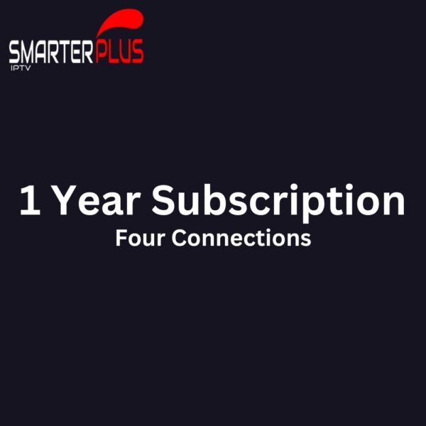 1 Year Subscription - 4 Connections