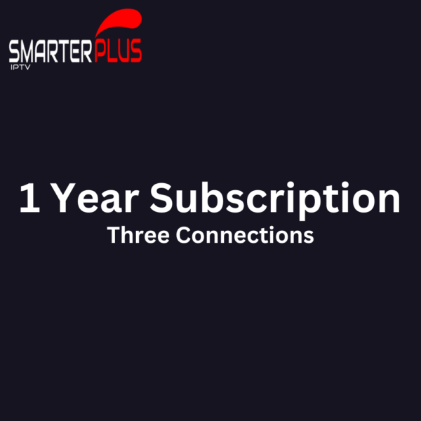 1 Year Subscription - 3 Connections